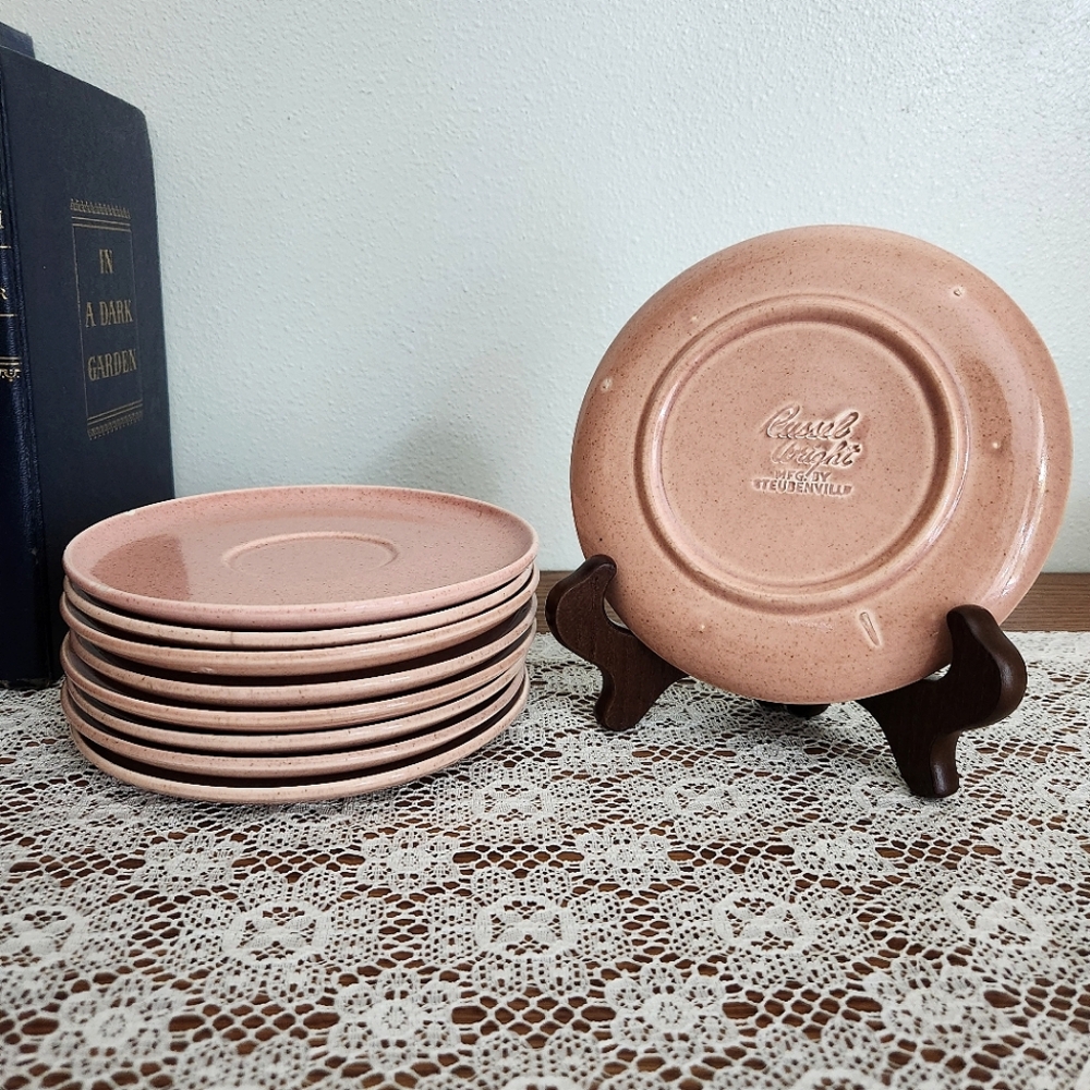 Russel Wright Steubenville Coral Saucers